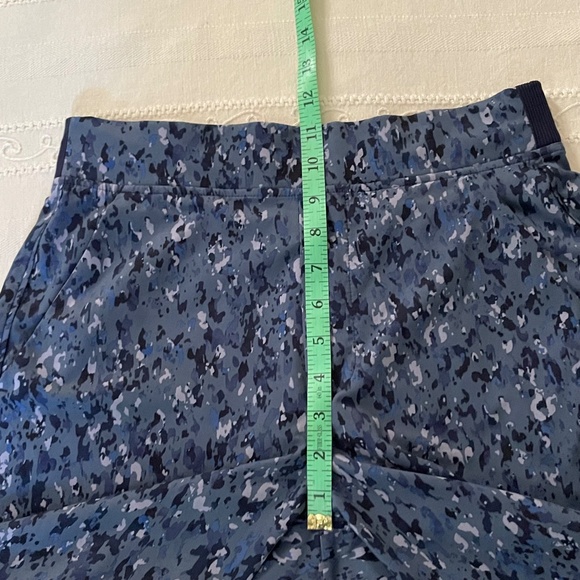 Athleta Brooklyn Ankle Pant Women size 4 Captivate Chrome Blue Travel Active - Picture 11 of 13